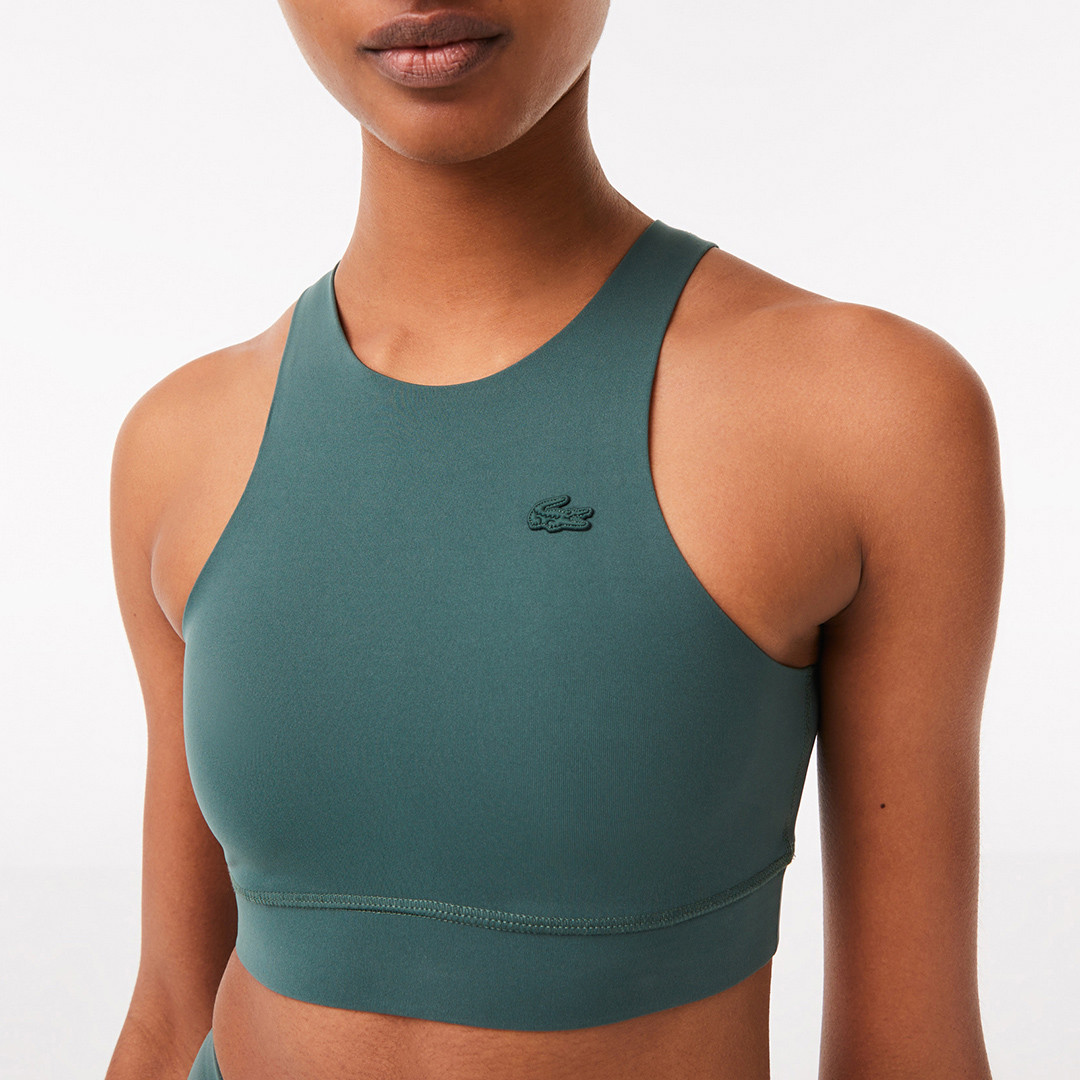 Khaki Seamless Sports Bra