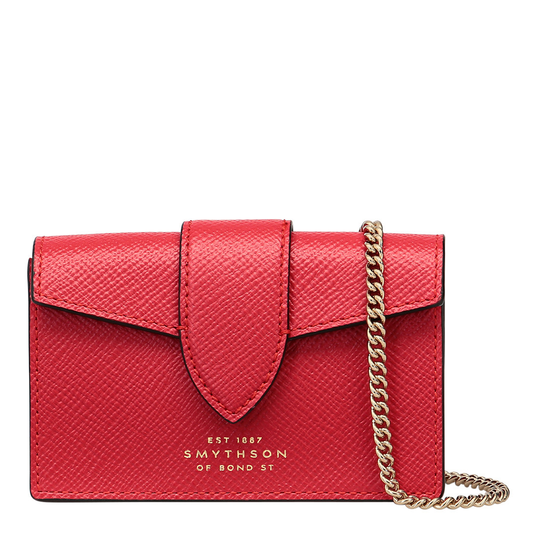 Scarlet Red Concertina Crossbody Bag