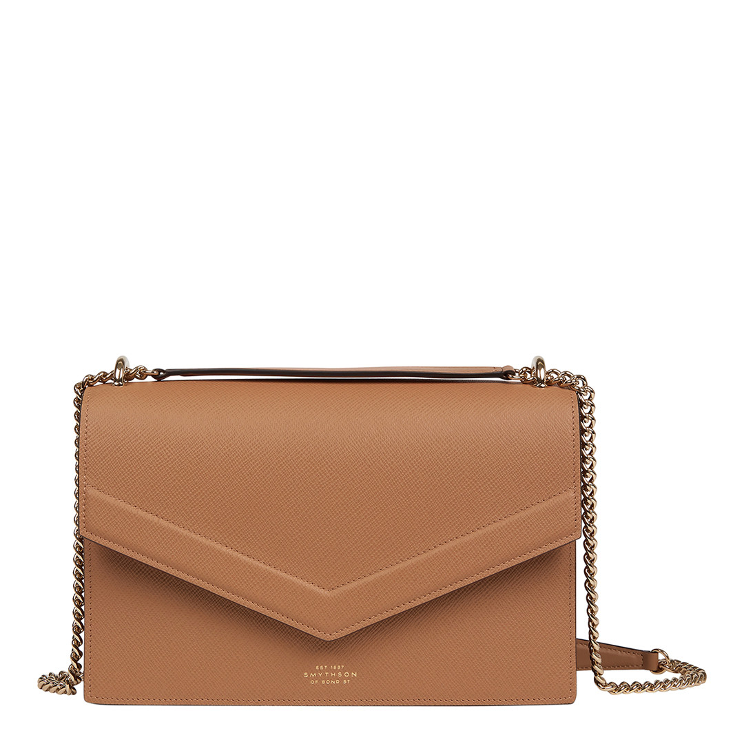 Light Rosewood Envelope Crossbody Bag