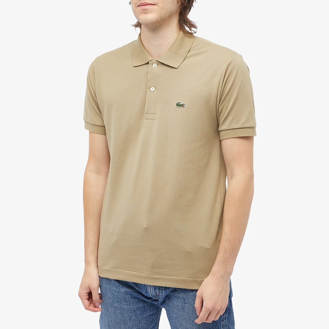 Beige Original PiquÃ© Cotton Polo Shirt