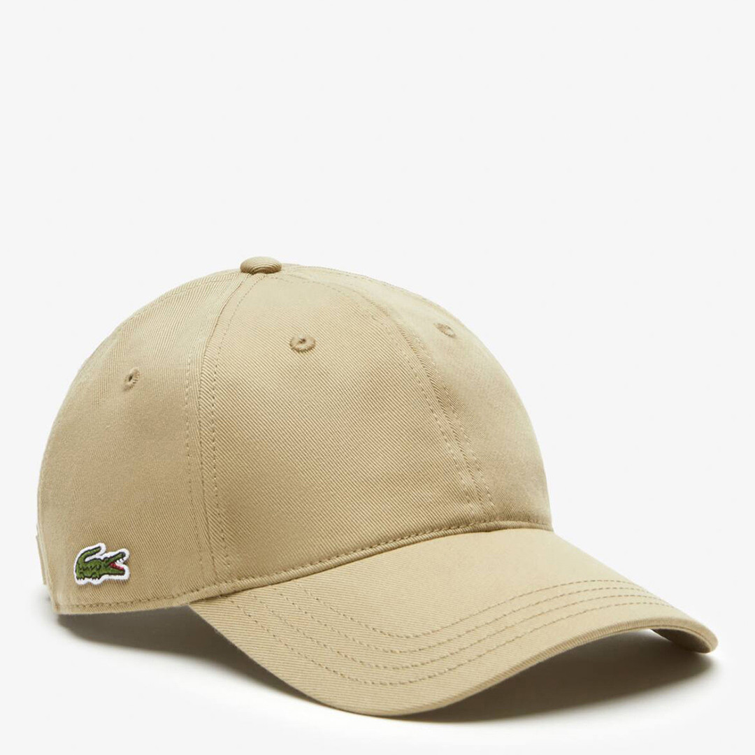 Cream Logo Embroidered Cap