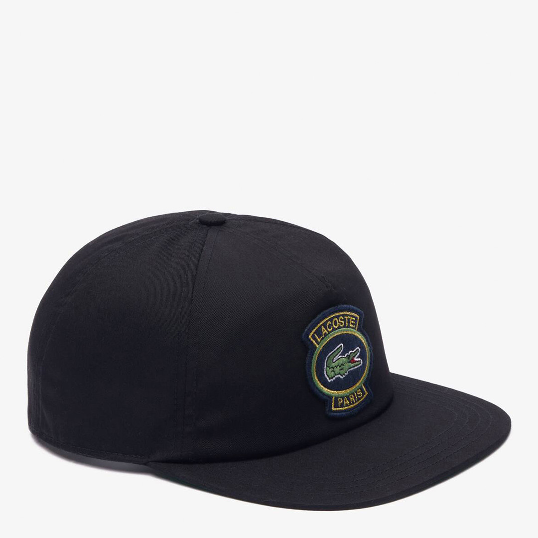 Black Patch Logo Embroidered Cap