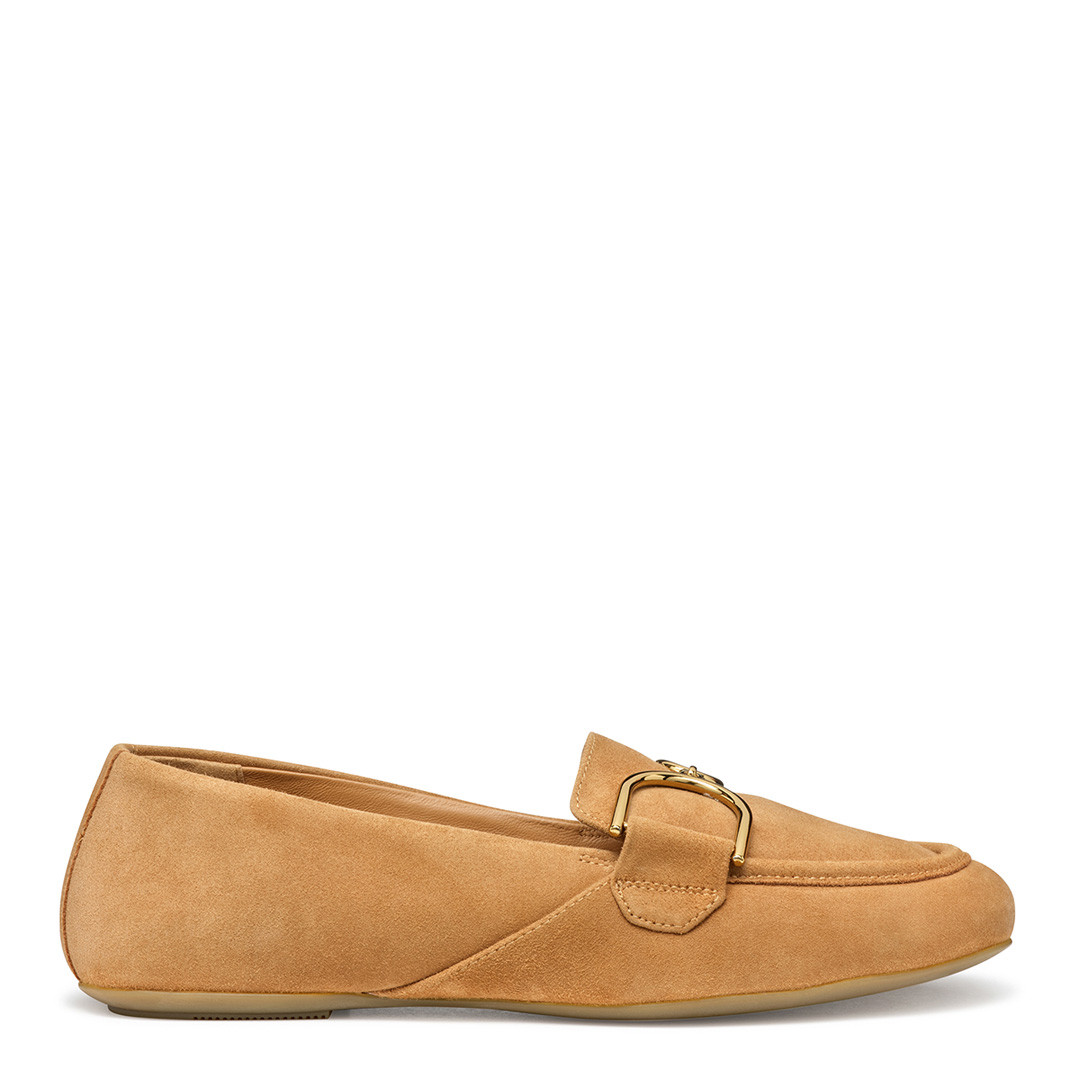 Women's Brown Leather Palmaria Ballerina Flat