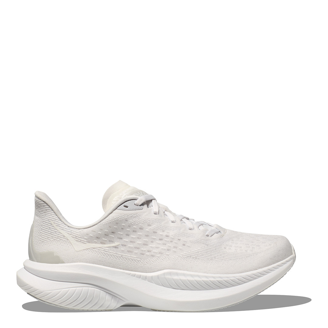 Men's White Mach 6 Road Running Trainers