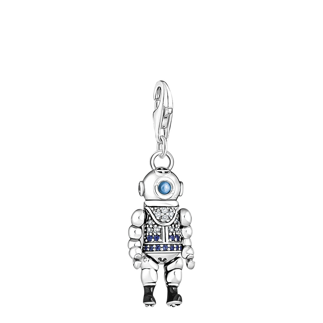 Black Charm Club Charm Pendant