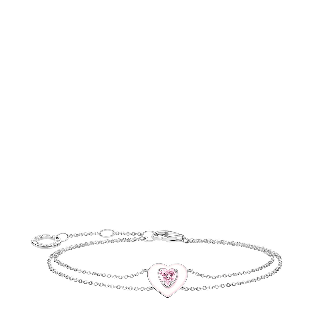 Pink Charm Club Bracelet