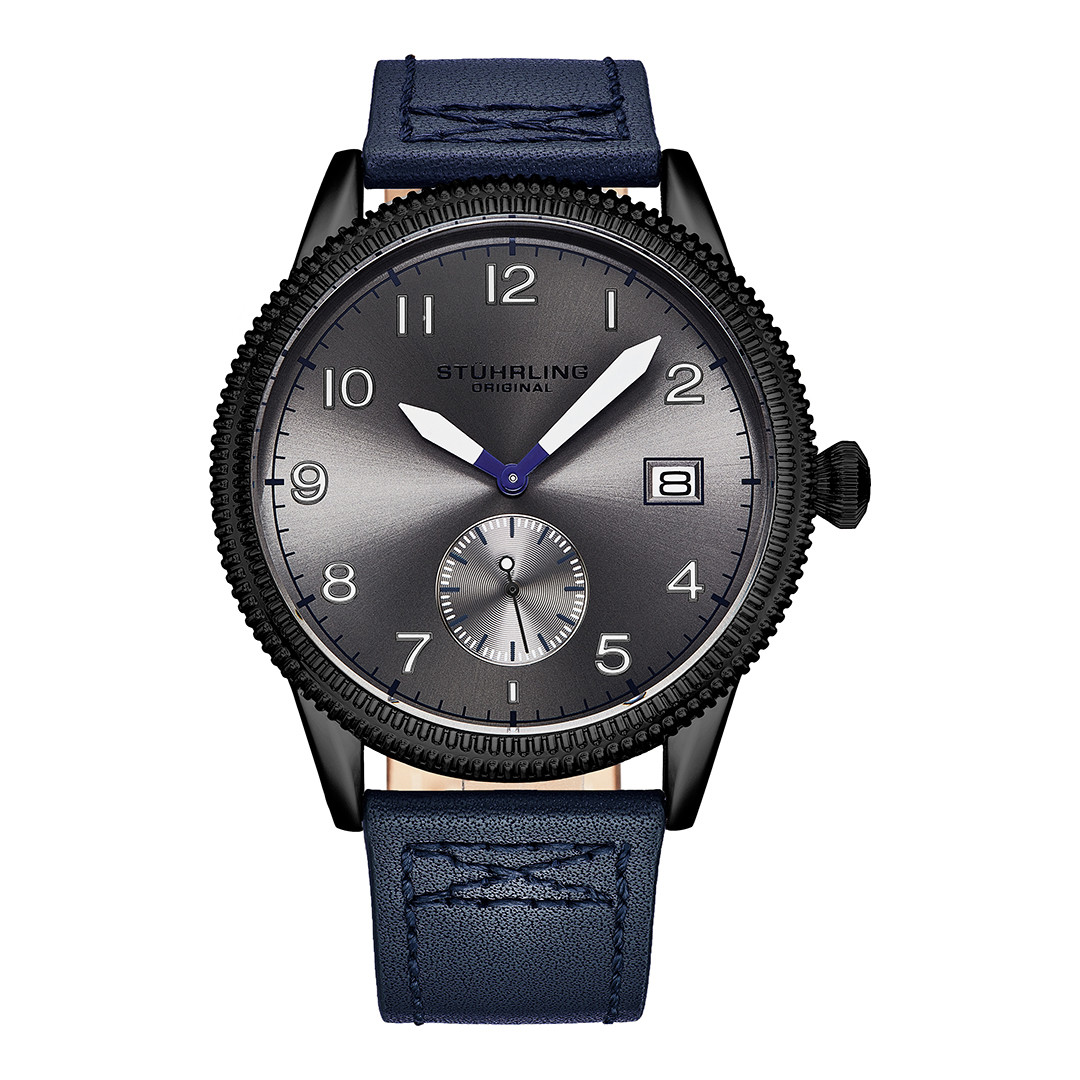 Men's Quartz Dress Watch with anthracite gray dial