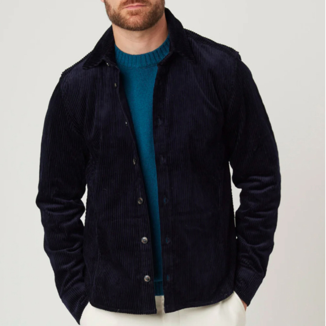 Navy Cord Blake Overshirt