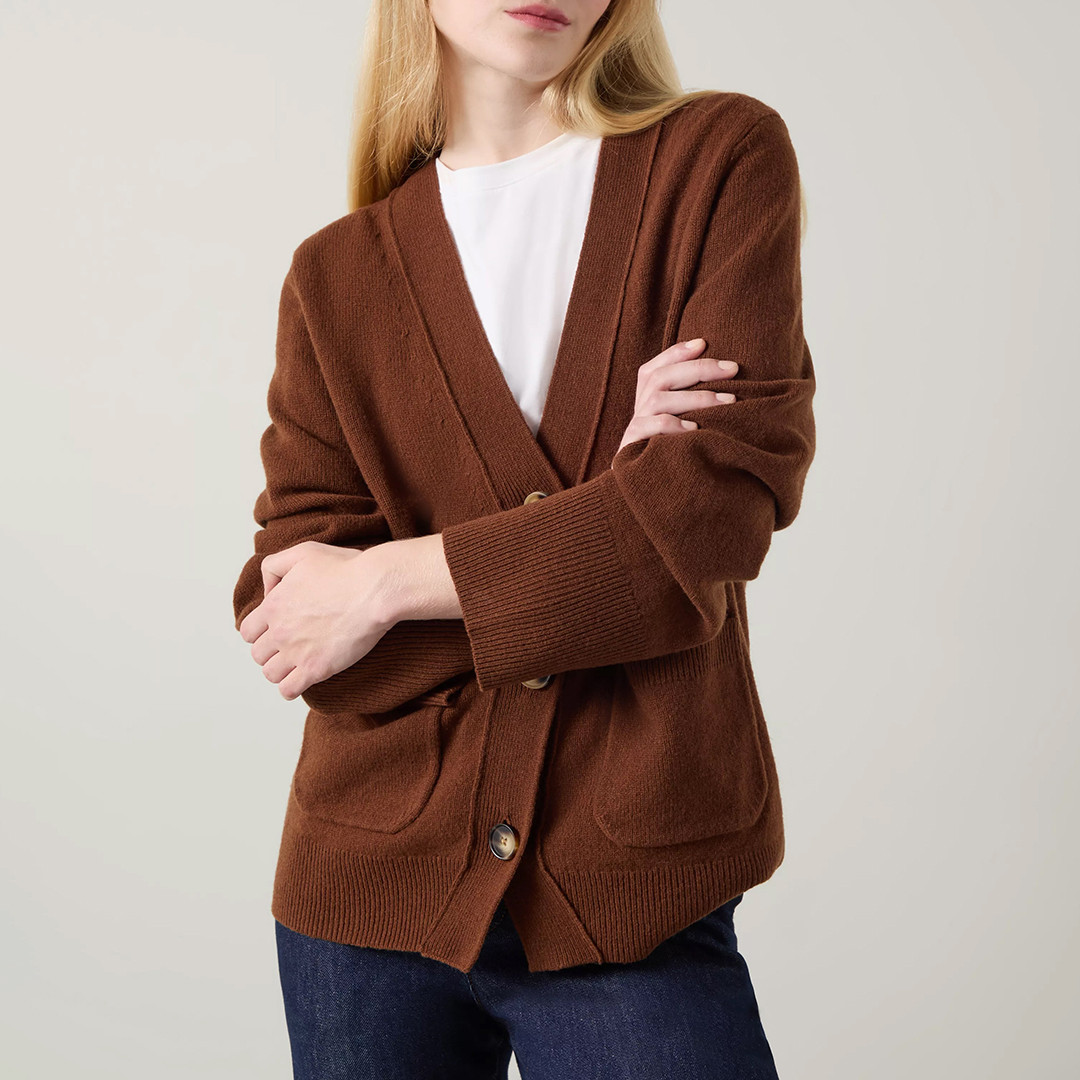 Cocoa Carine Wool Cardigan