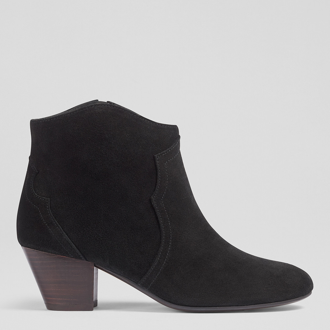 Black Leida Western Boot