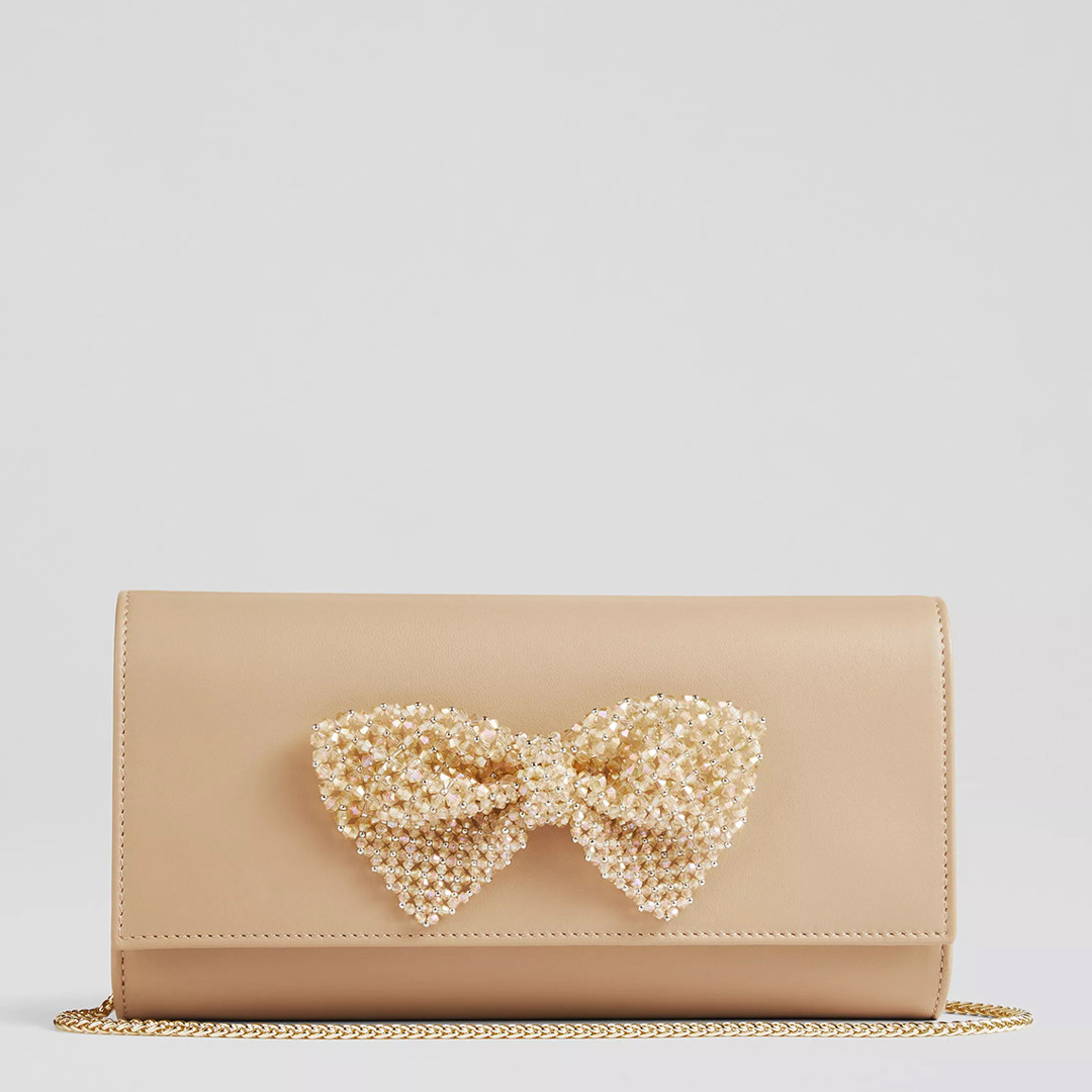 Beige Erla Clutch Bag