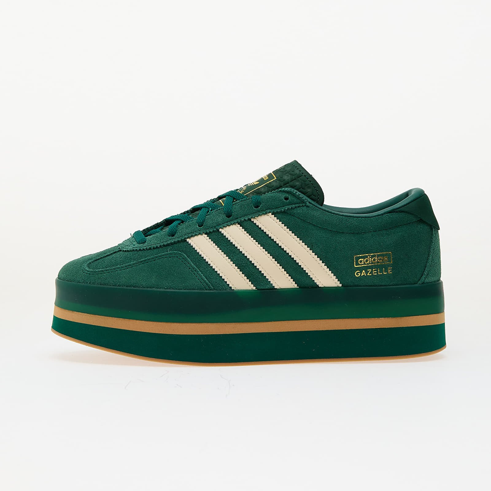 Sneakers adidas Gazelle Stack W Collegiate Green/ Gum 3/ Cream White UK 6.5