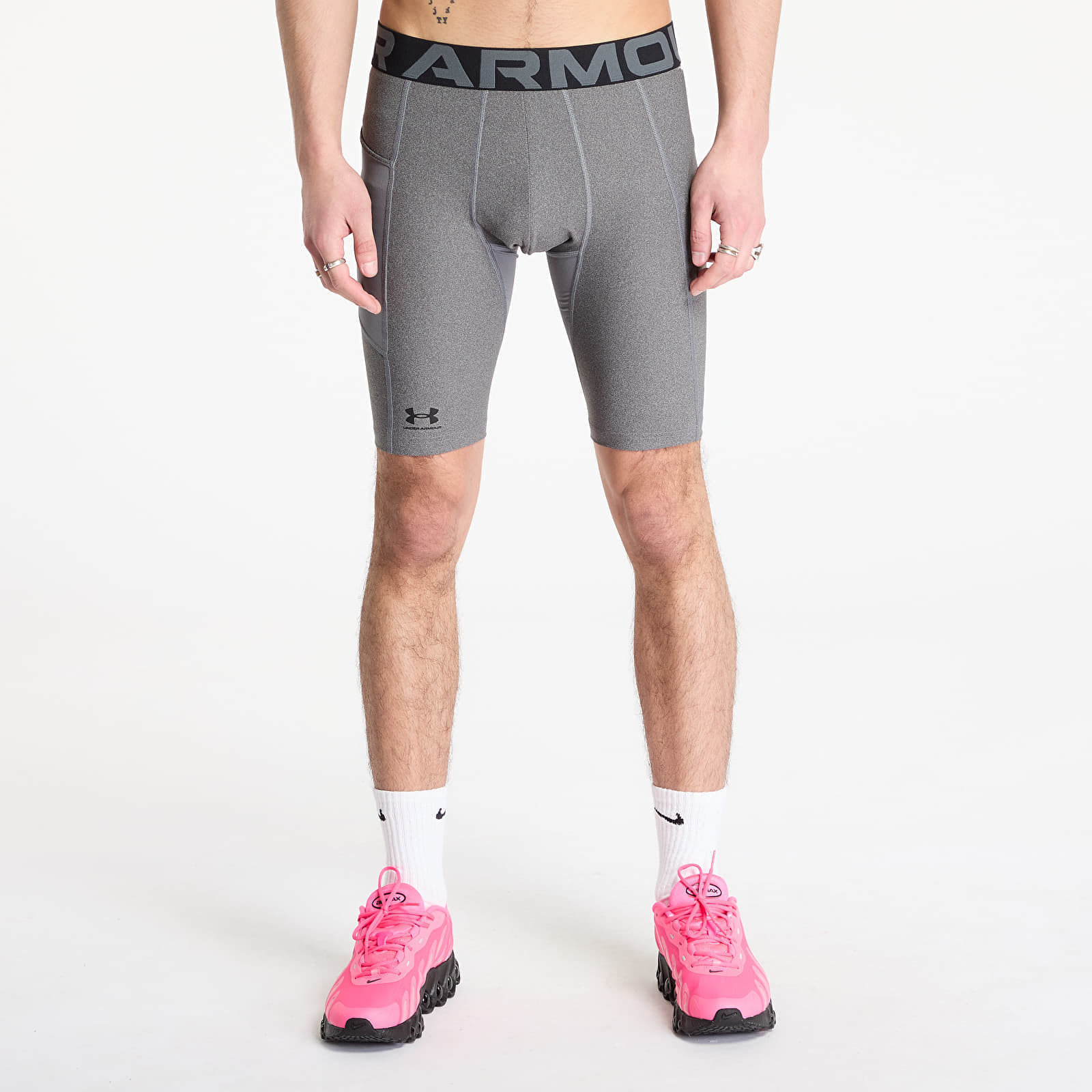 Shorts Under Armour Hg Armour Long Shorts Carbon Heather/ Black S