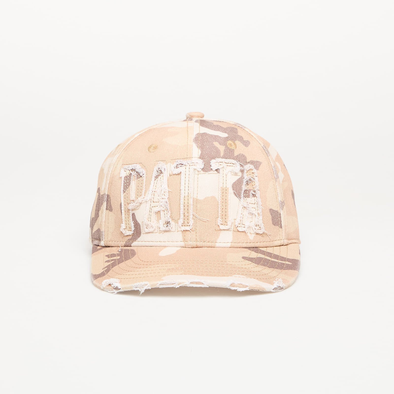 Cap Patta Frayed Woodland Camo Sports Cap Sand Dollar Universal