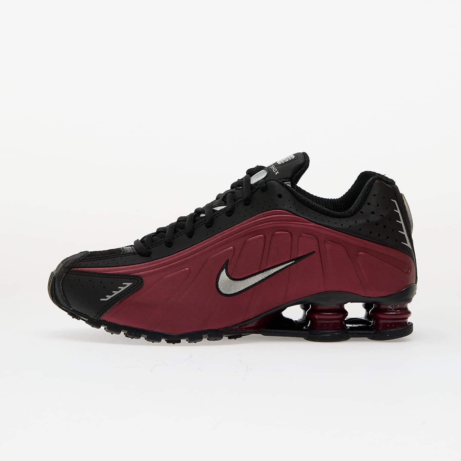 Sneakers Nike W Shox R4 Black/ Metallic Silver-Team Red UK 3