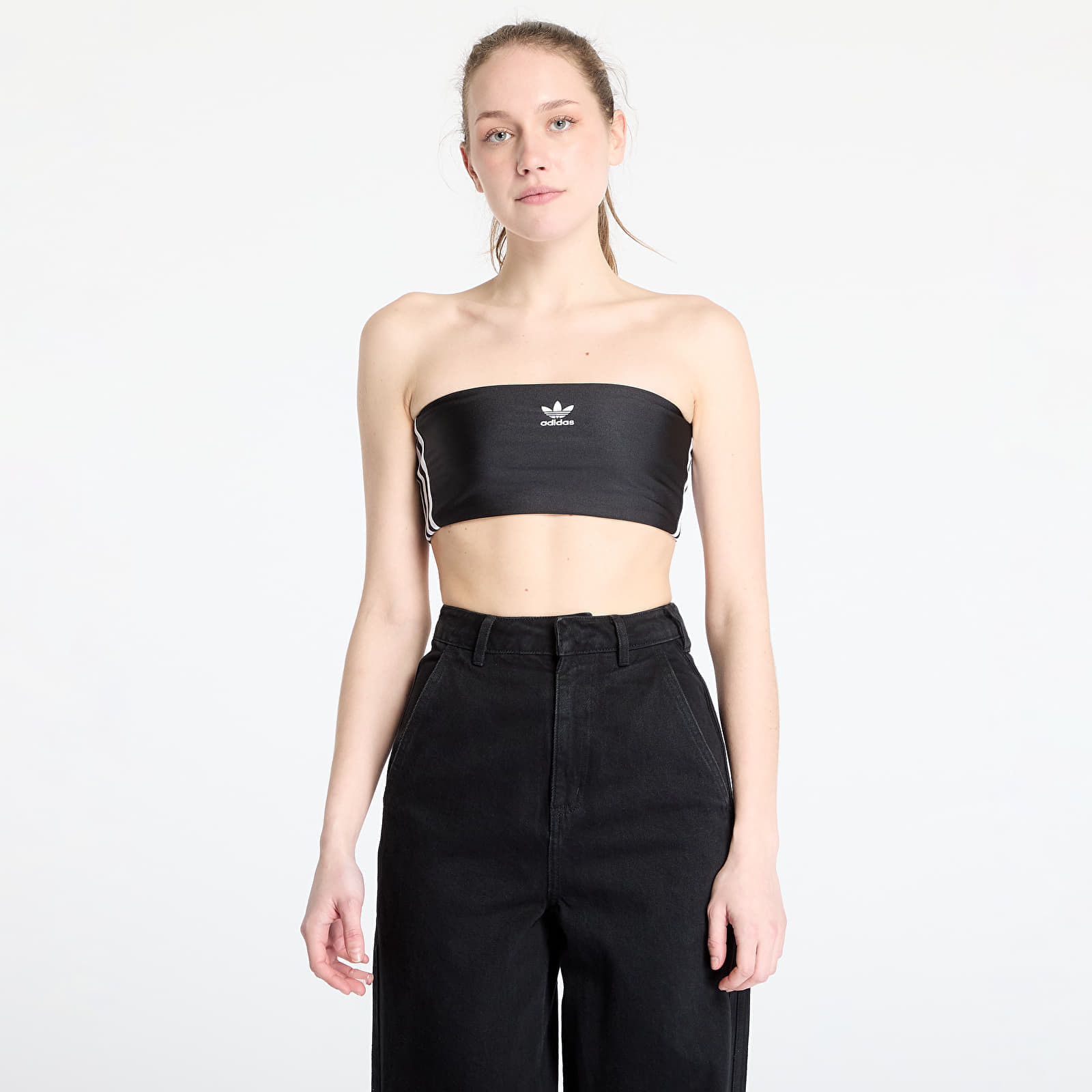 adidas 3 Stripes Tube Top Black L