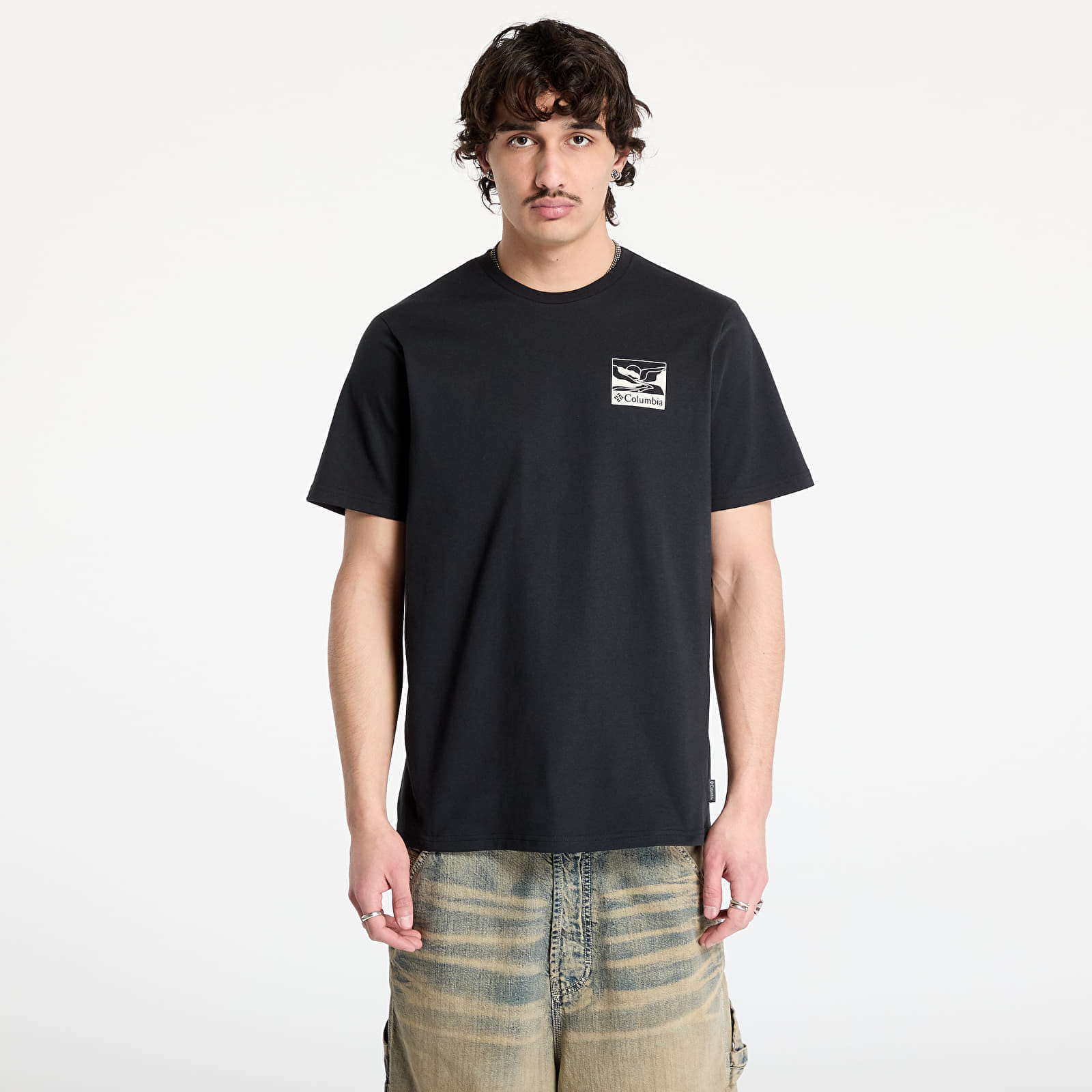 T-shirt Columbia Explorers Canyon™ Back SS Tee Black/ Trailscape S