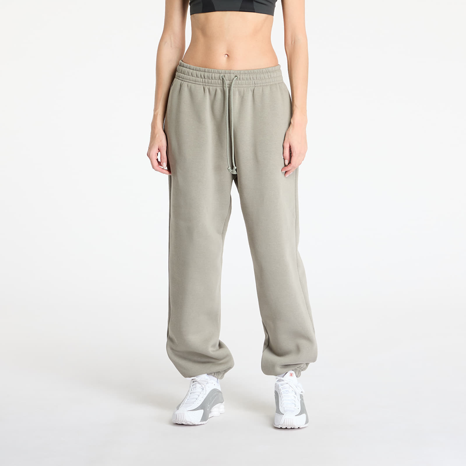 Nike Sportswear Phoenix Fleece Women's High-Waisted Oversized Sweatpants Light Army/ Sail XS