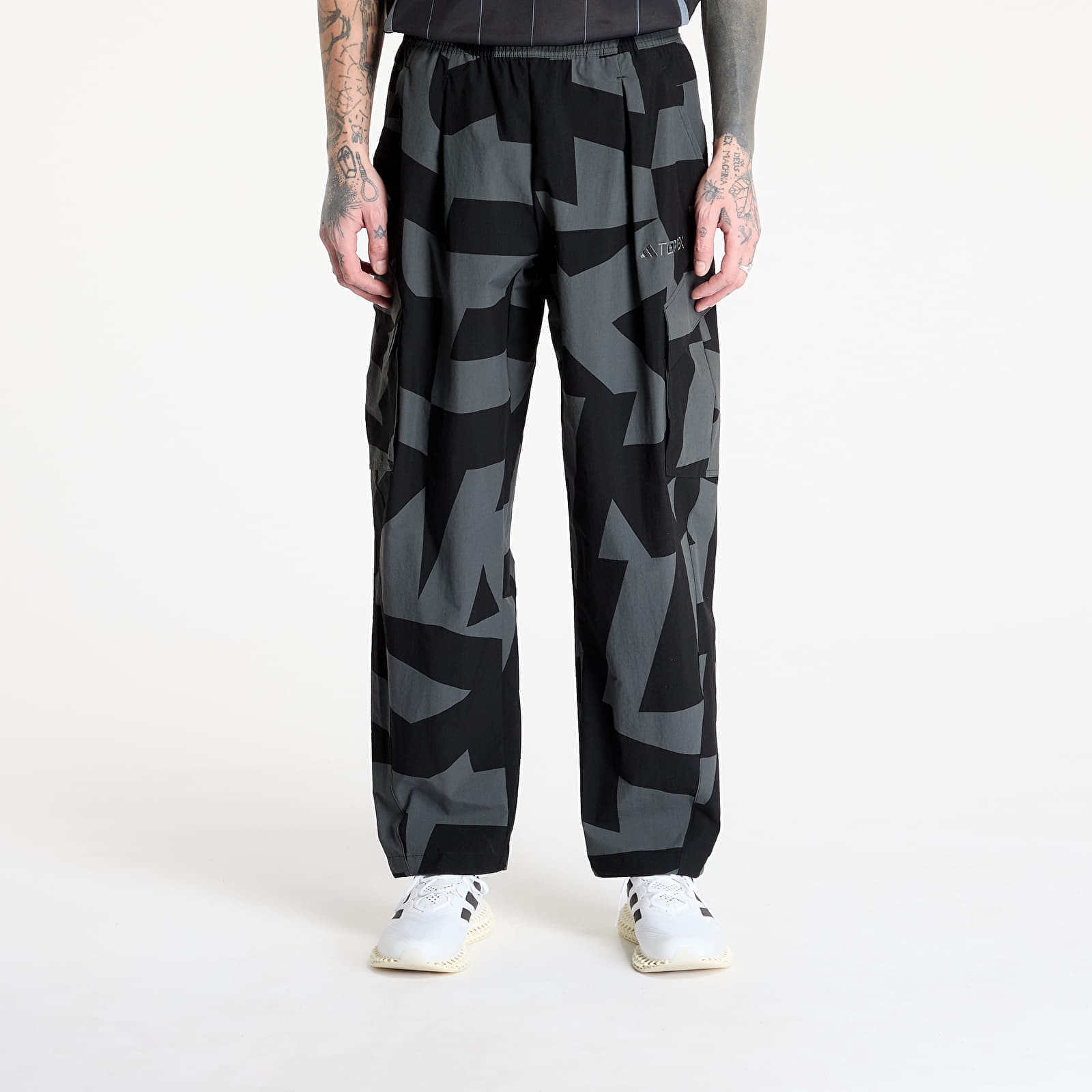 Pants adidas Terrex Xploric Printed Cargo Pants Black/ Black/ Carbon M