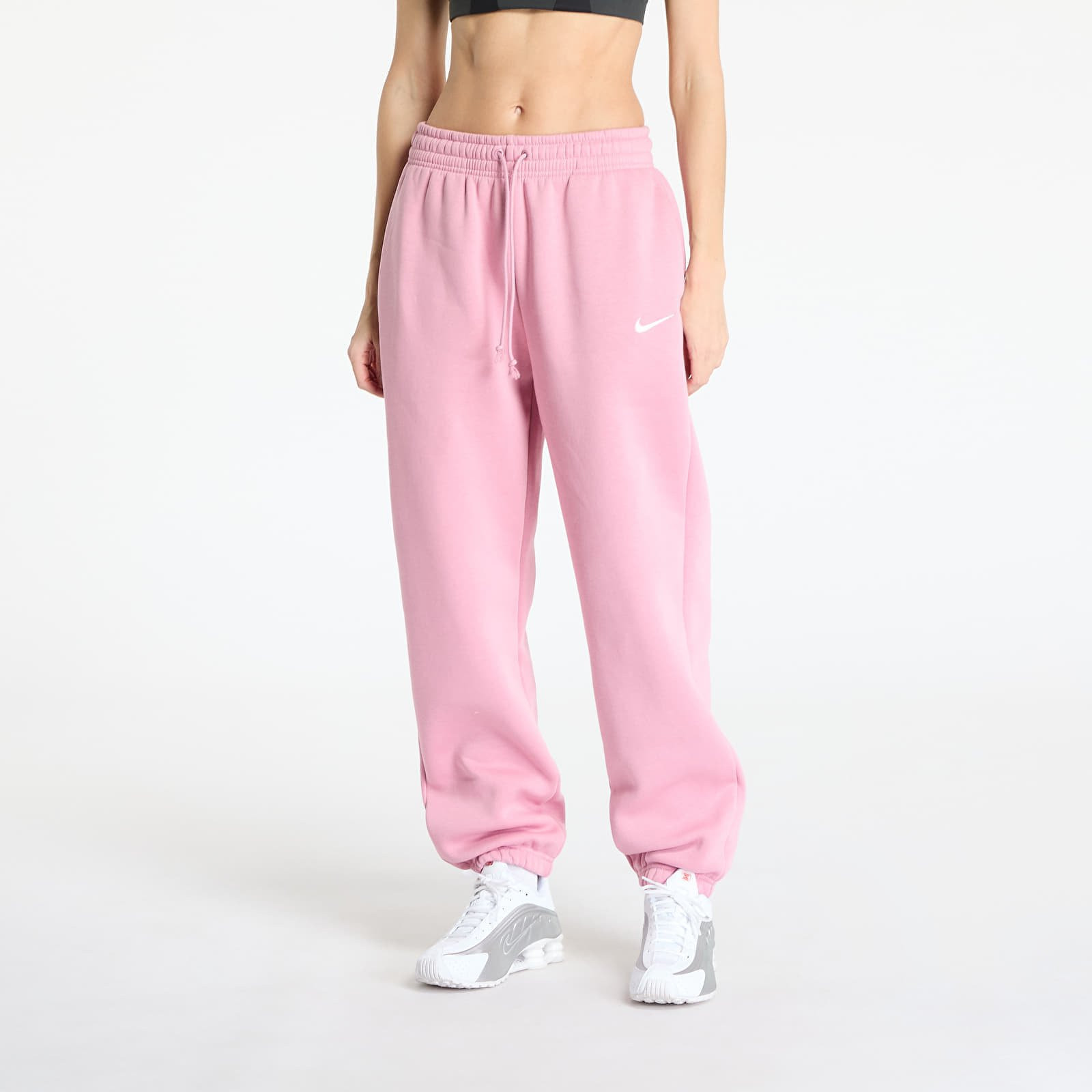 Nike Sportswear Phoenix Fleece Women's High-Waisted Oversized Sweatpants Elemental Pink/ Sail XS