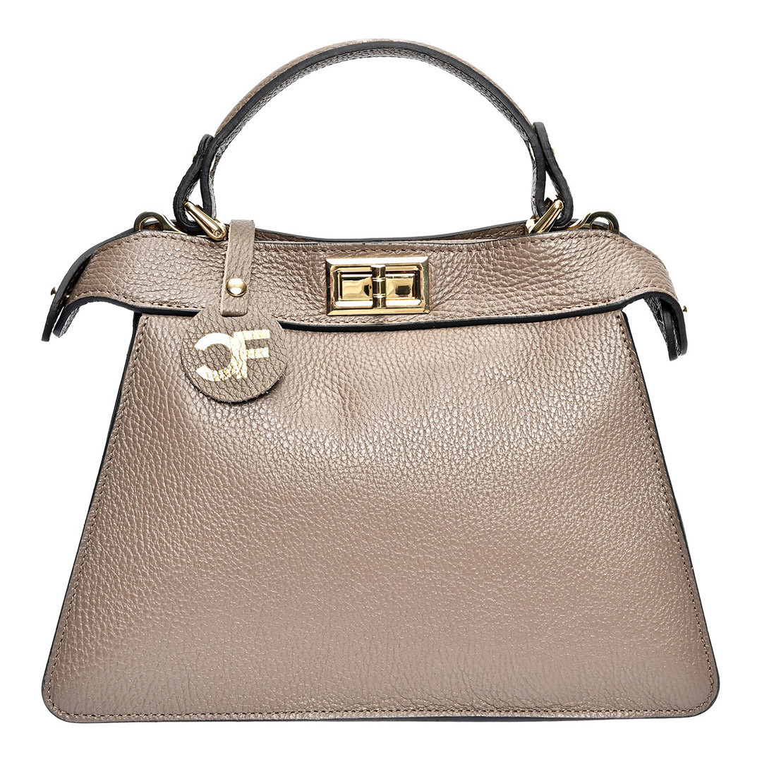 Beige Carla Ferreri Handbag