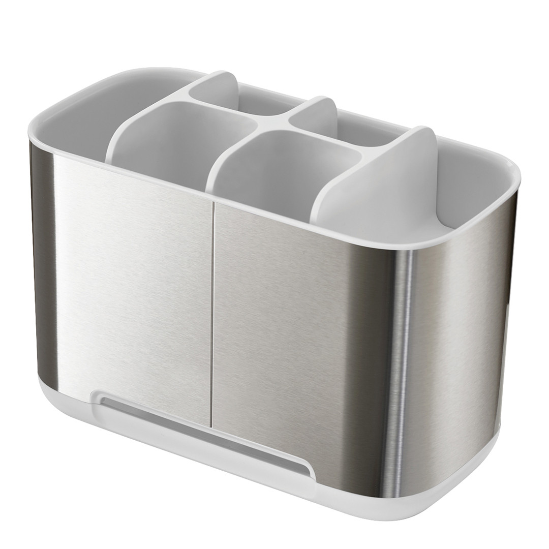 EasyStore Large Toothbrush Caddy White