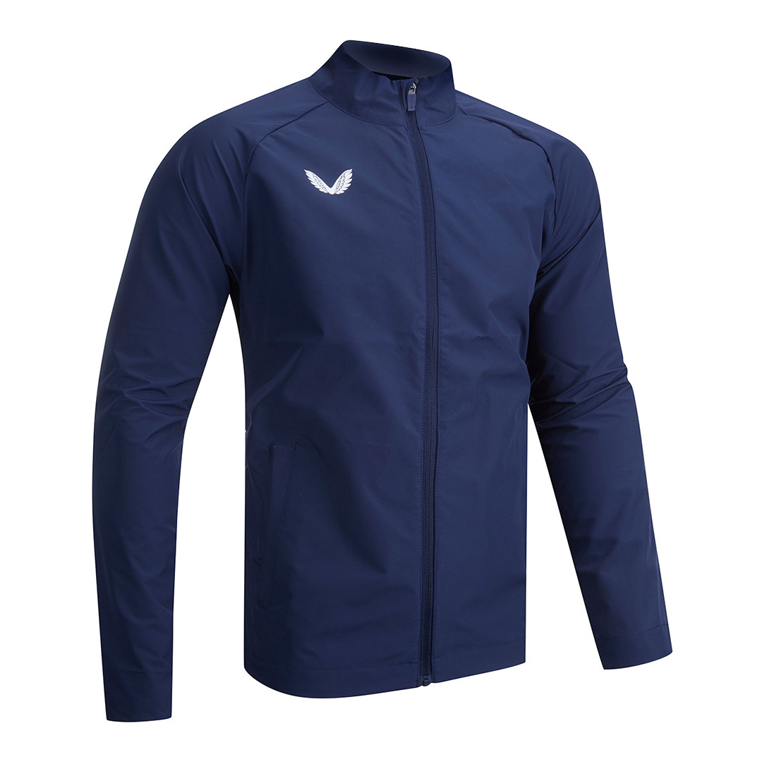 Navy Castore Full Zip Golf Performance Wind Jacket