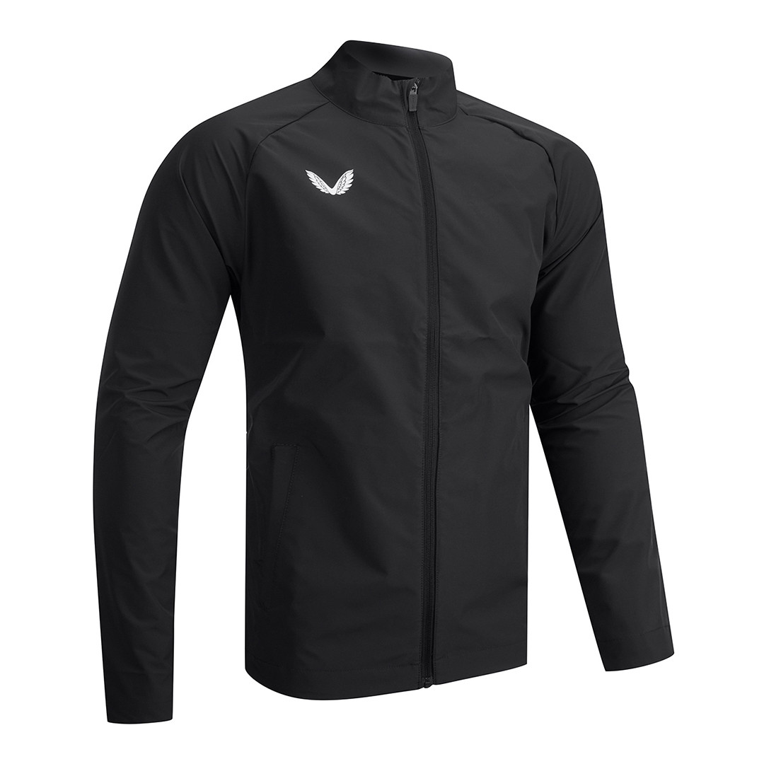 Black Castore Full Zip Golf Performance Wind Jacket