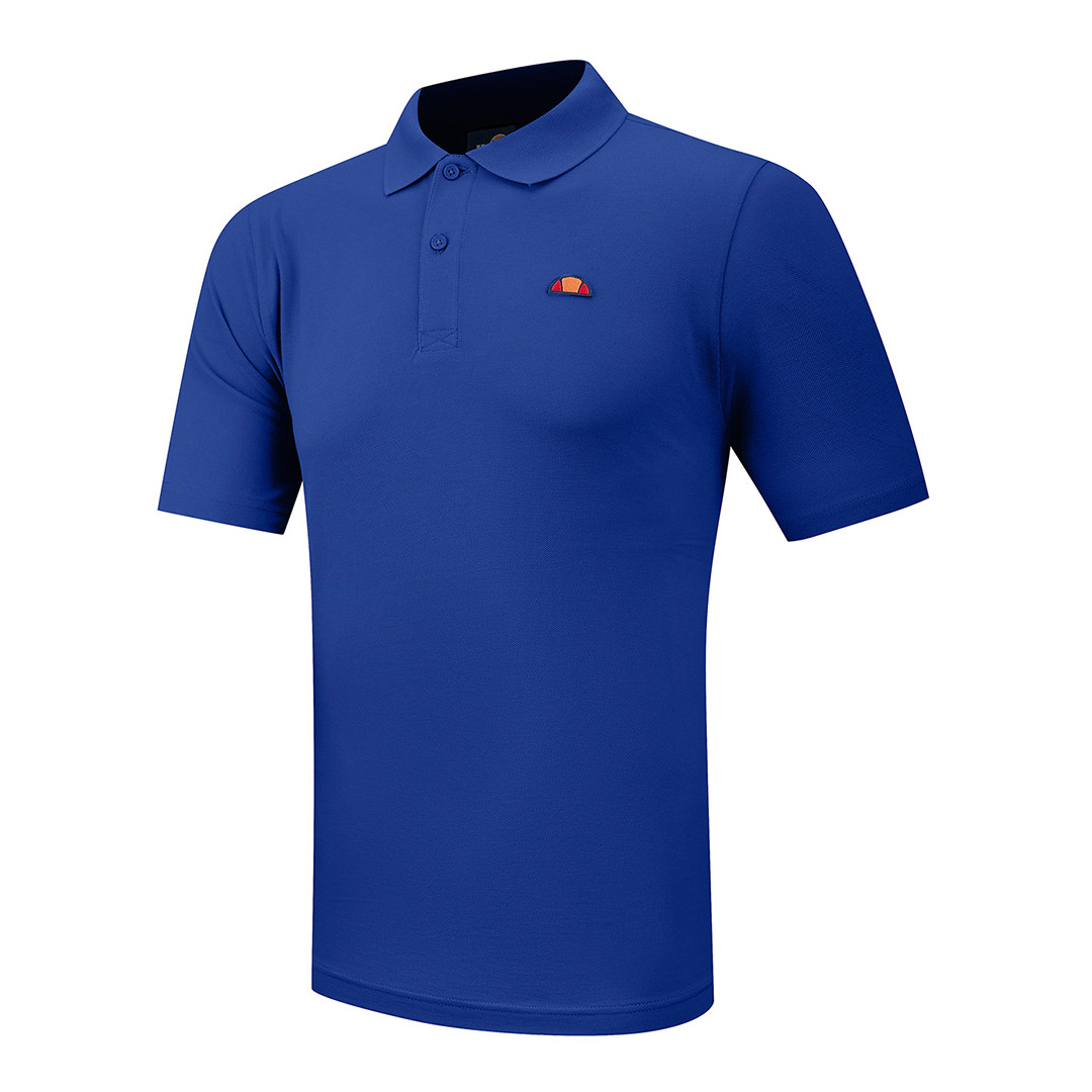 Blue Ellesse Plain Cotton Polo