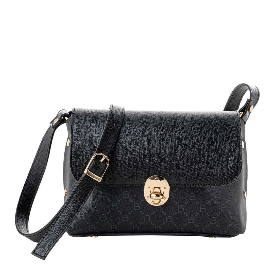 Black Blue Crossbody Bag