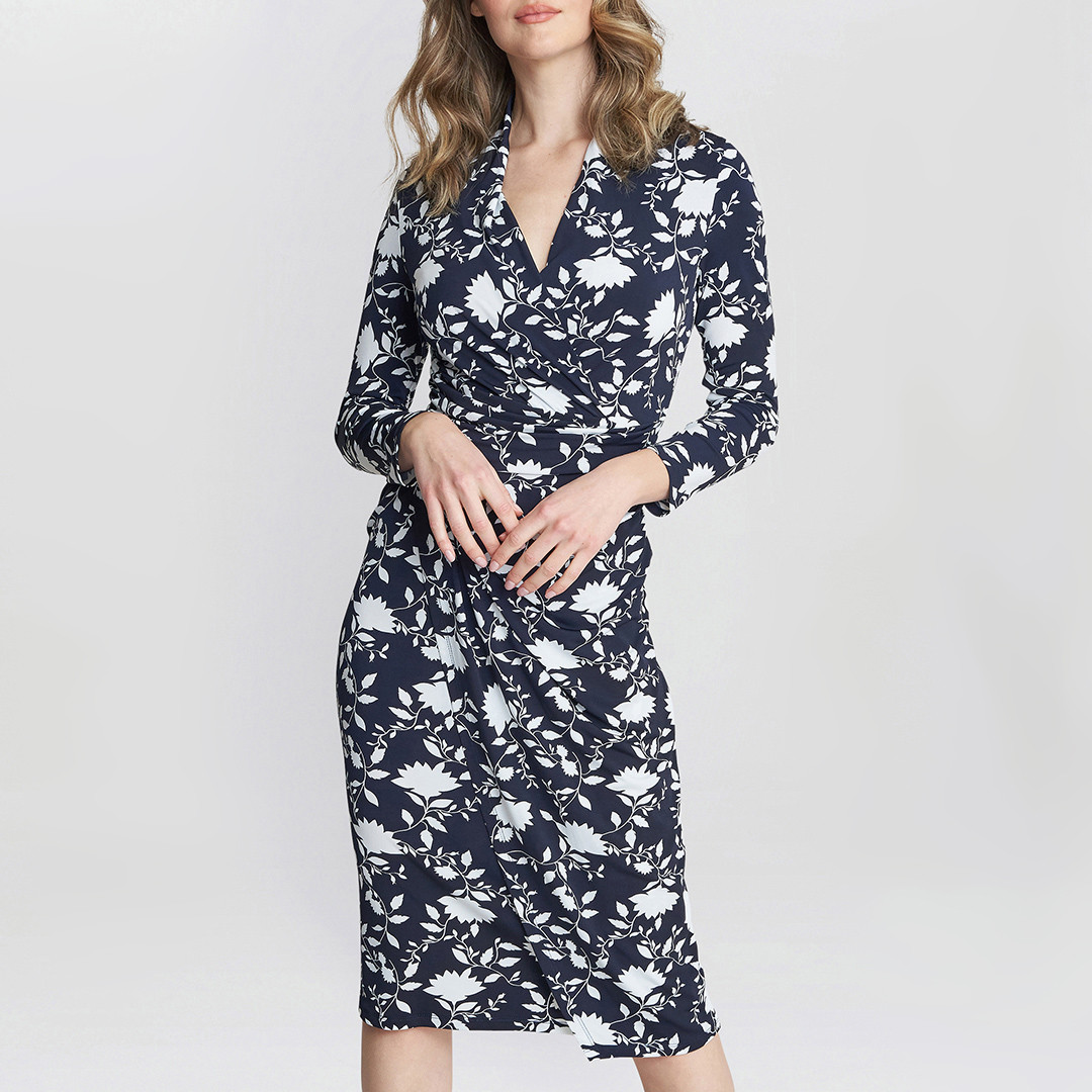 Linda Jersey Wrap Dress