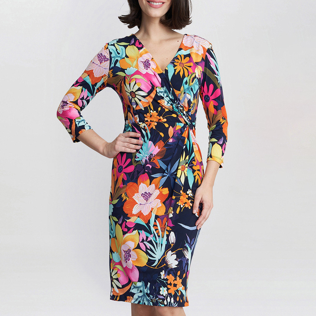 Dana Jersey Wrap Dress