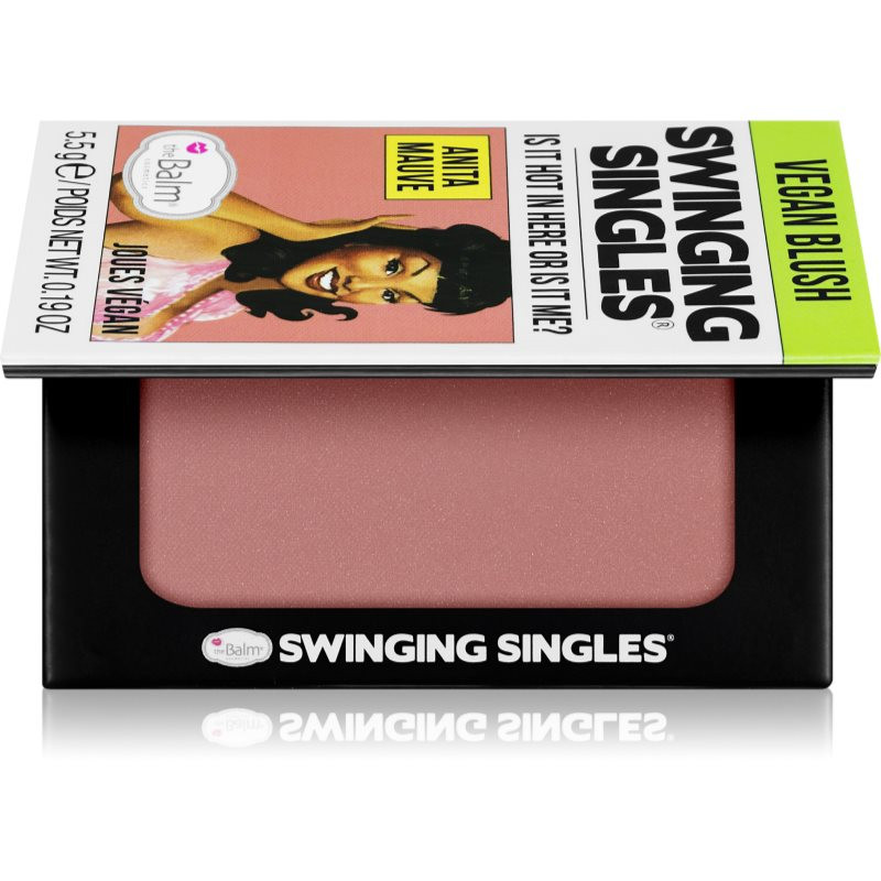 theBalm Swinging Singles Blush compact blush shade Anita Mauve 5.5 g