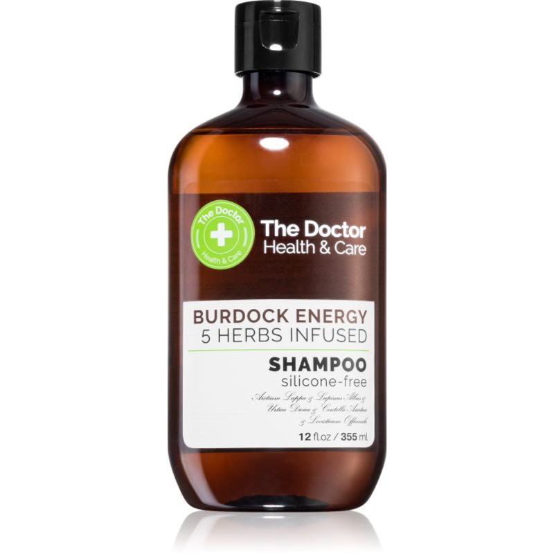 The Doctor Burdock Energy 5 Herbs Infused shampoo for all hair types 355 ml