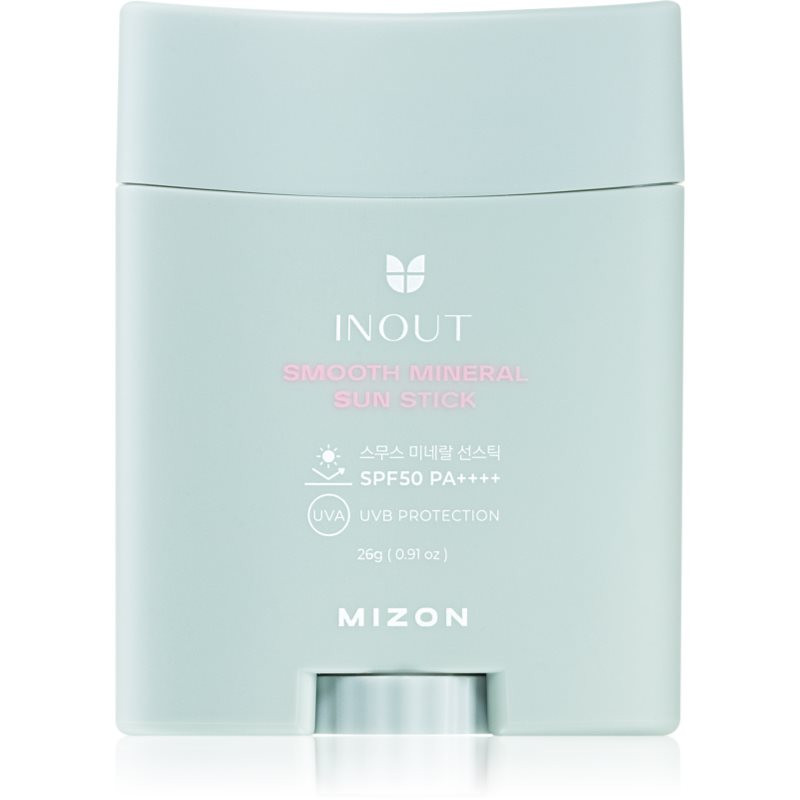 Mizon Inout Smooth protective mineral cream for face and sensitive areas in a stick SPF 50+ 26 g