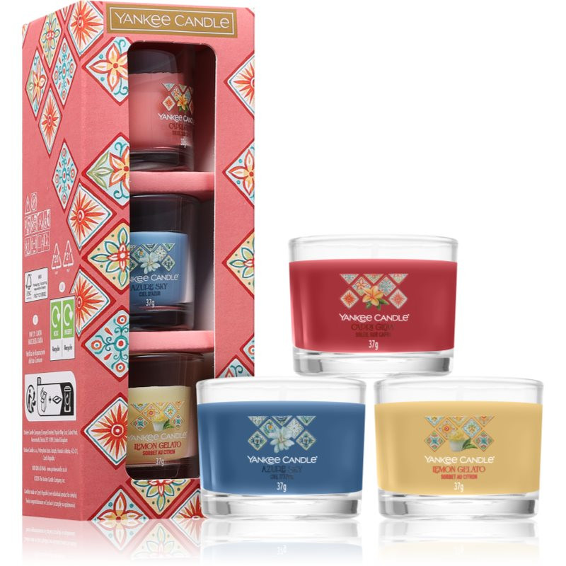 Yankee Candle Hello Italy! gift set 3x37 g