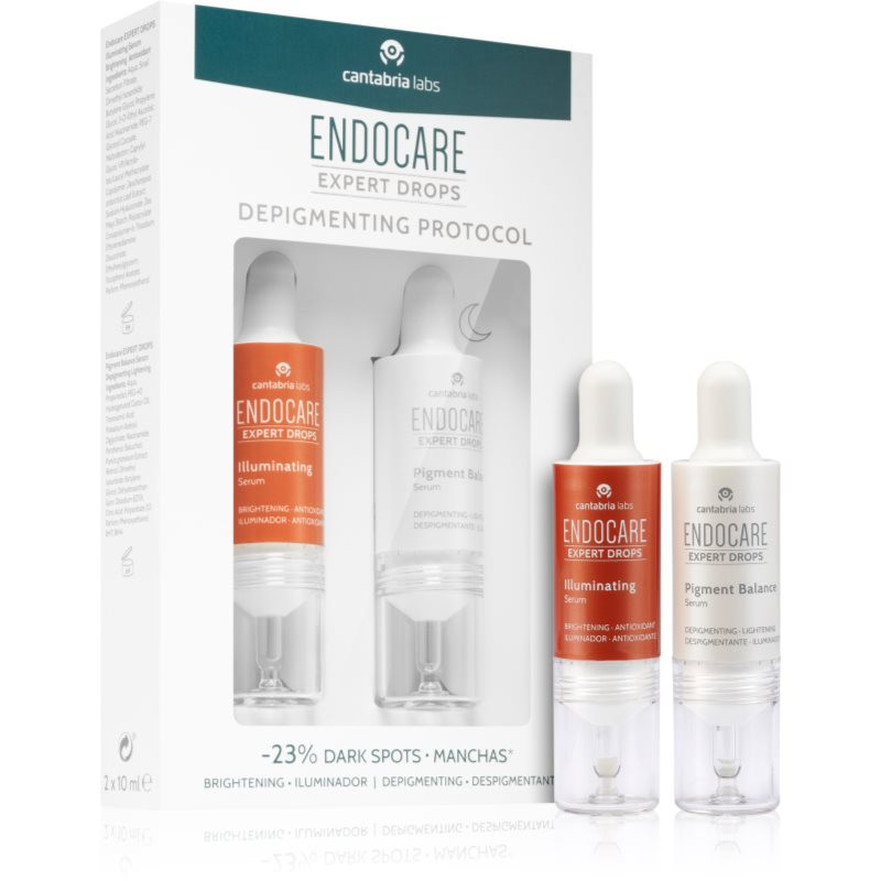 Endocare Expert Drops brightening serum to even out skin tone 2x10 ml