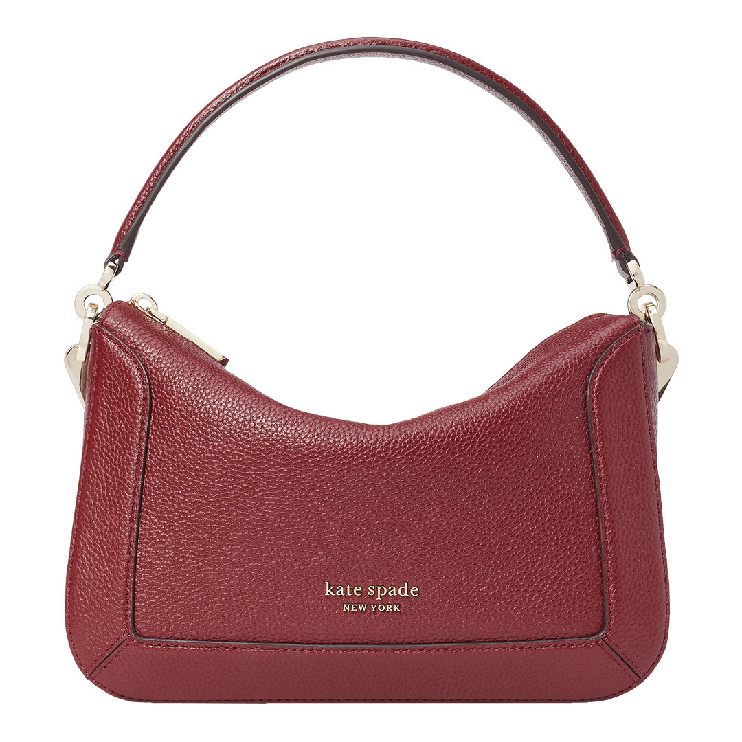 Red Crush Pebbled Leather Medium Crossbody