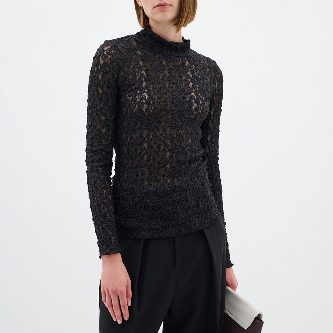 Black Civah Turtleneck Blouse