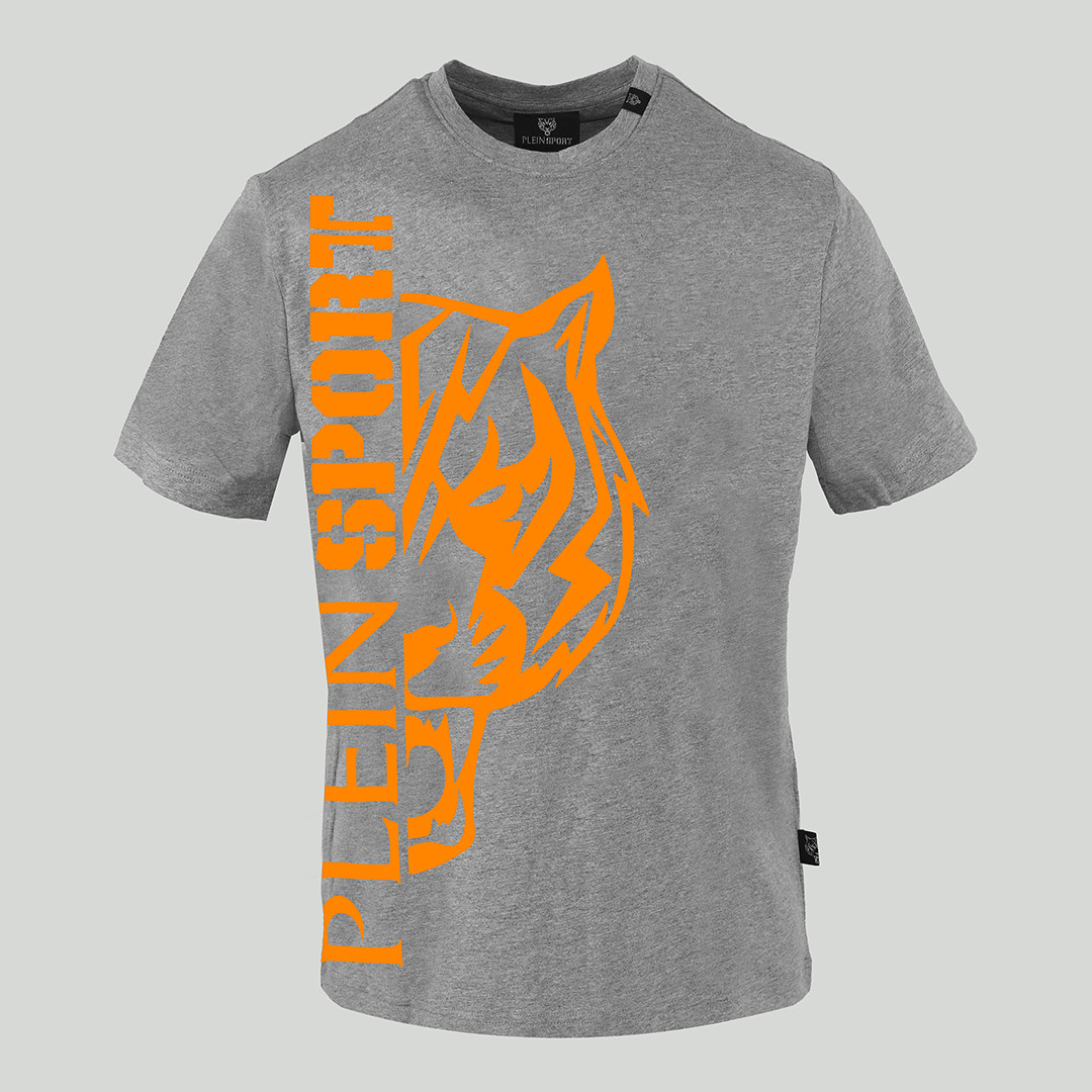 Grey Tiger Printed T-Shirt