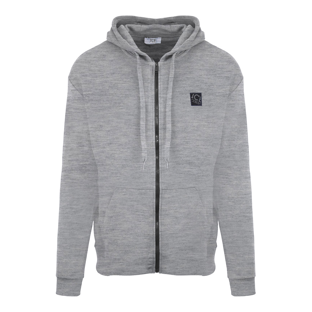 Grey Zip Hoodie