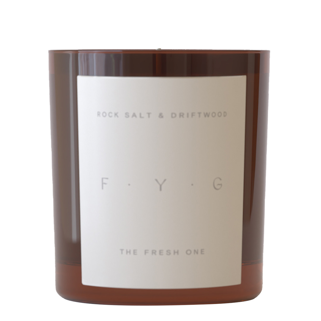 Rock Salt & Drifwood Scented Candle 220g