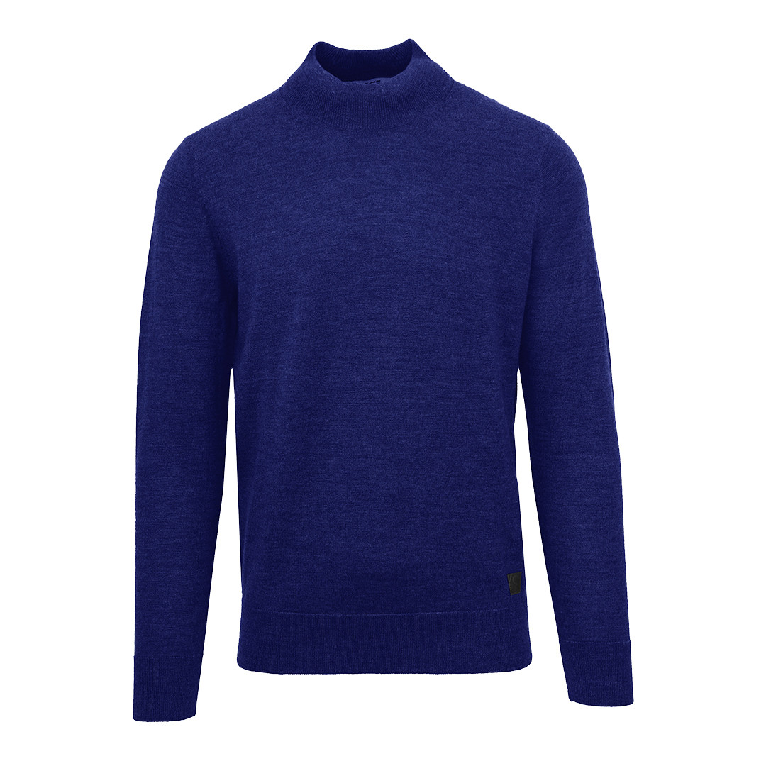 Navy Turtle Neck Jumper