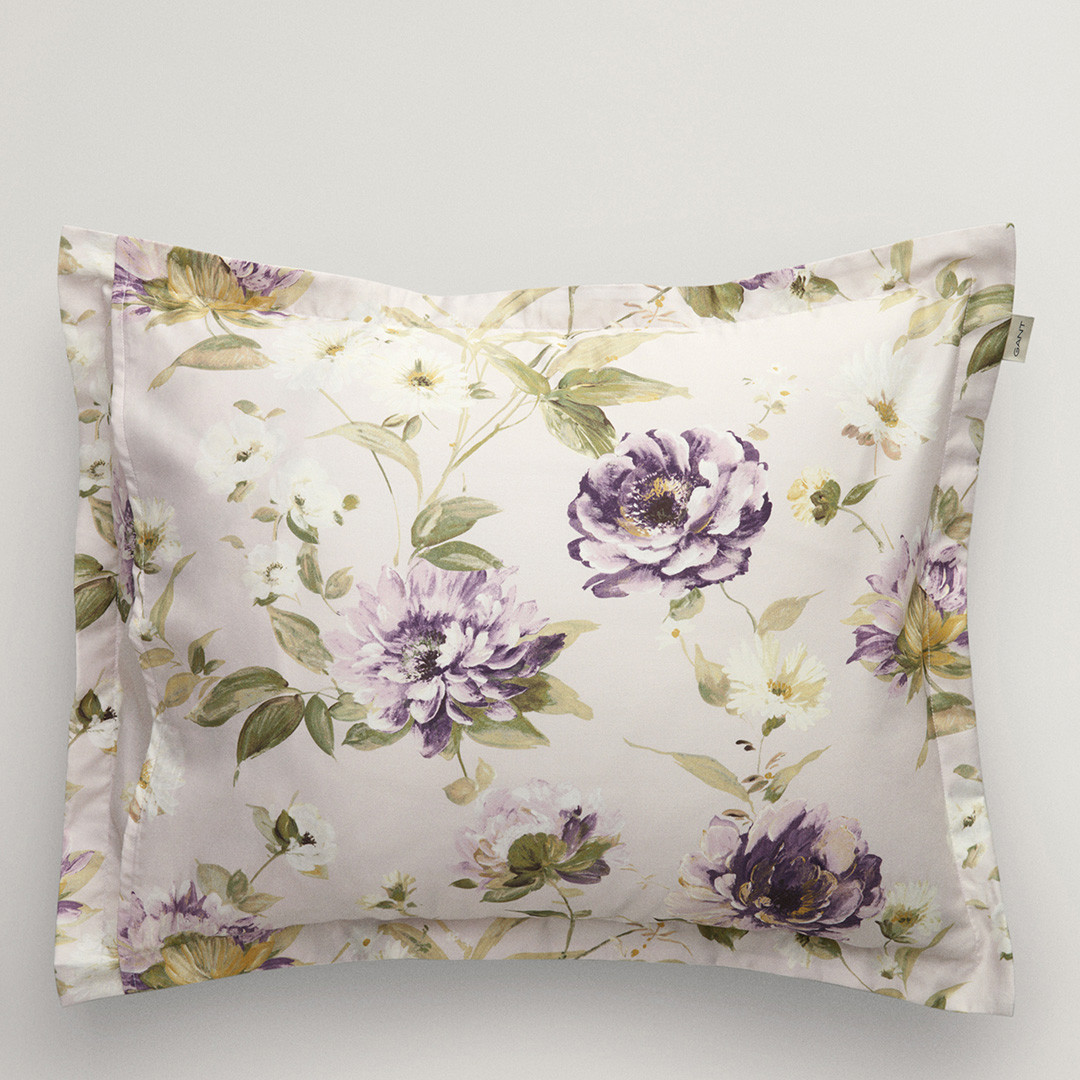 Floral Pillowcase Mild Purple