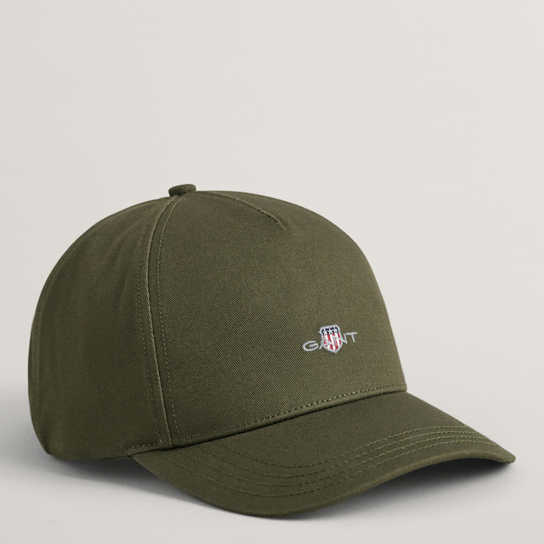 Green Teen Shield Cotton Twill Cap