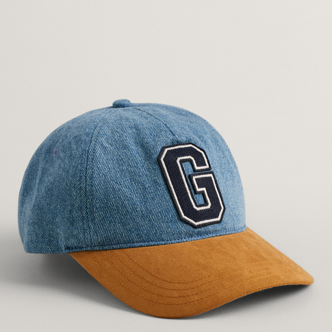 Blue G Badge Denim Cap