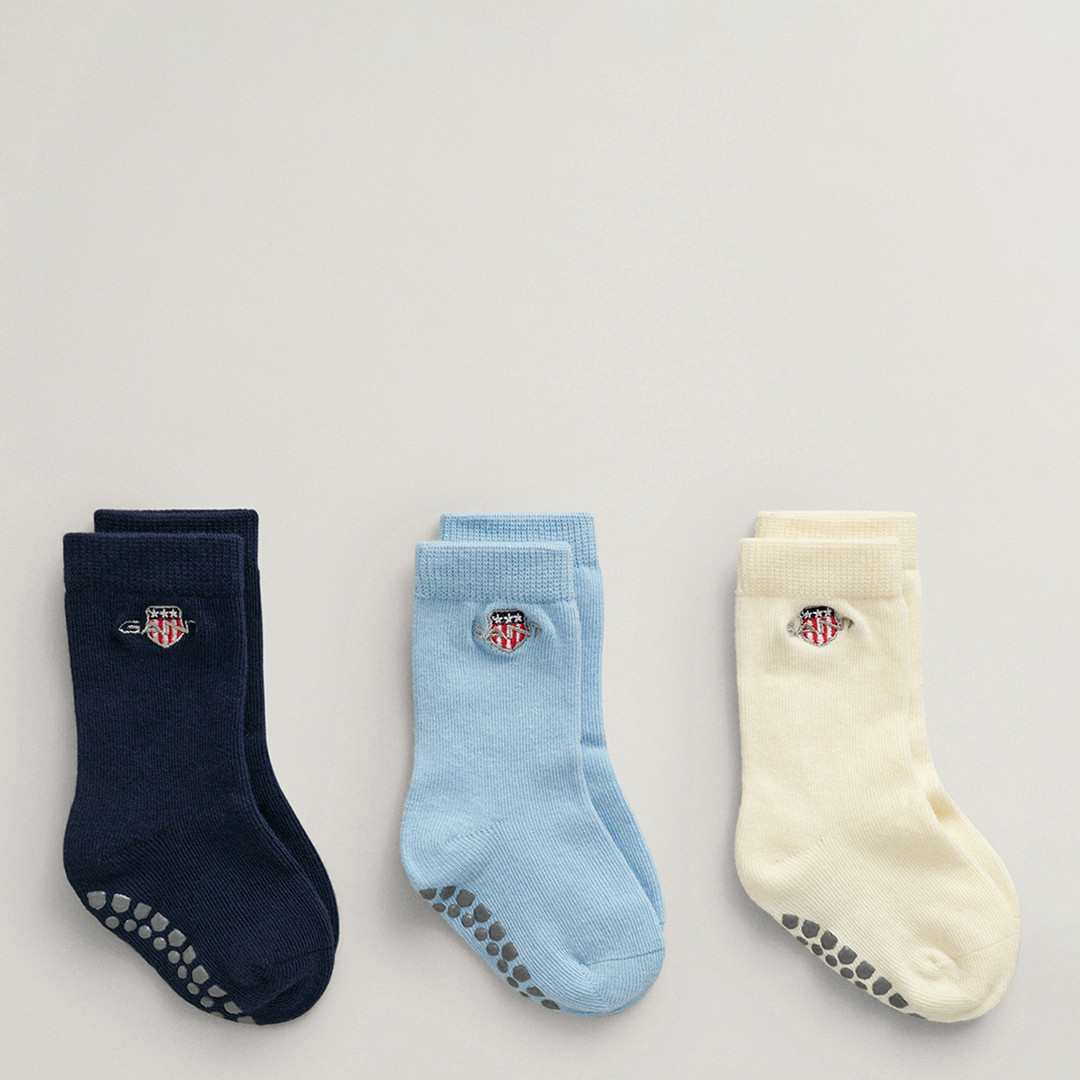 Blue 3-Pack Socks Gift Box