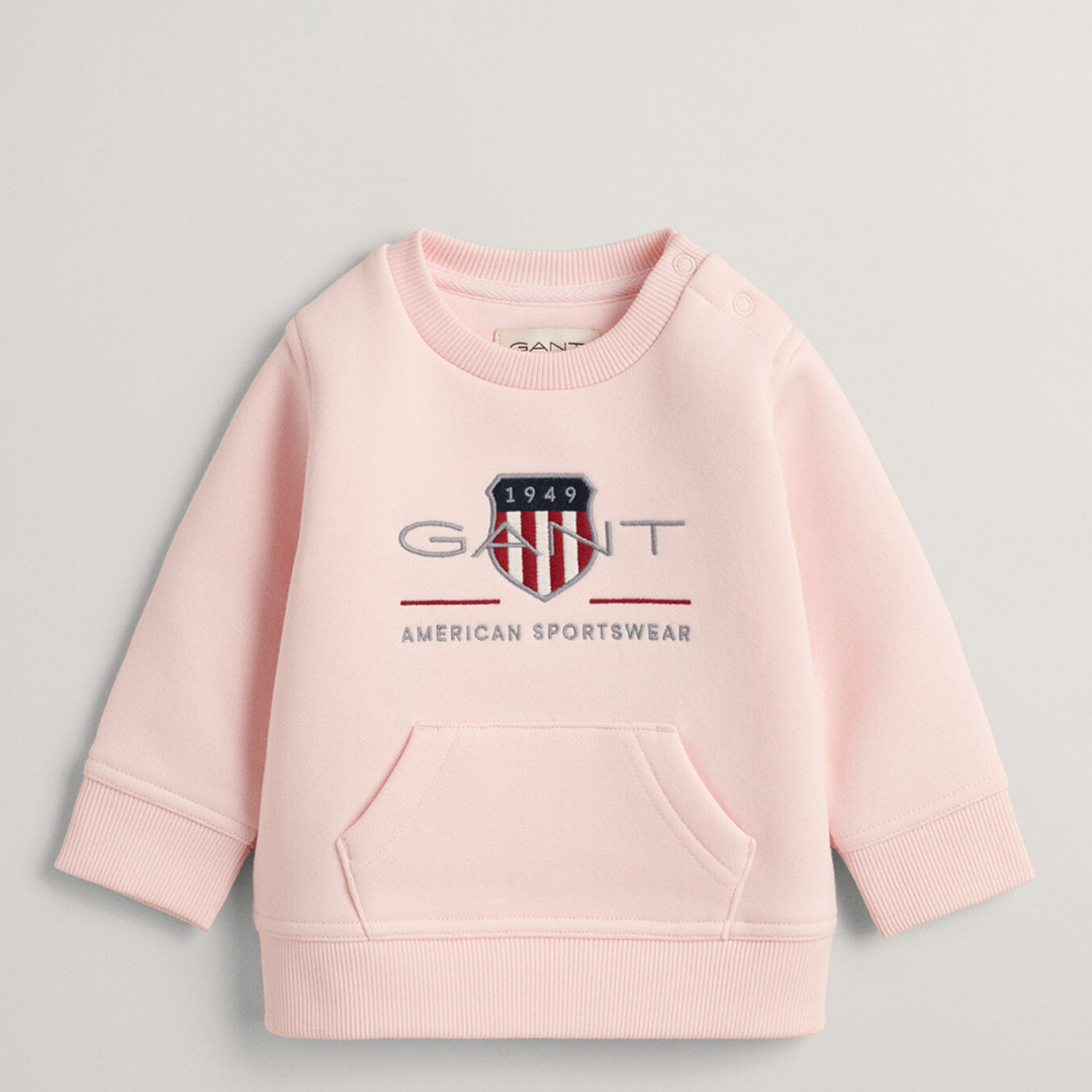 Baby's Pink Archive Shield Sweatshirt