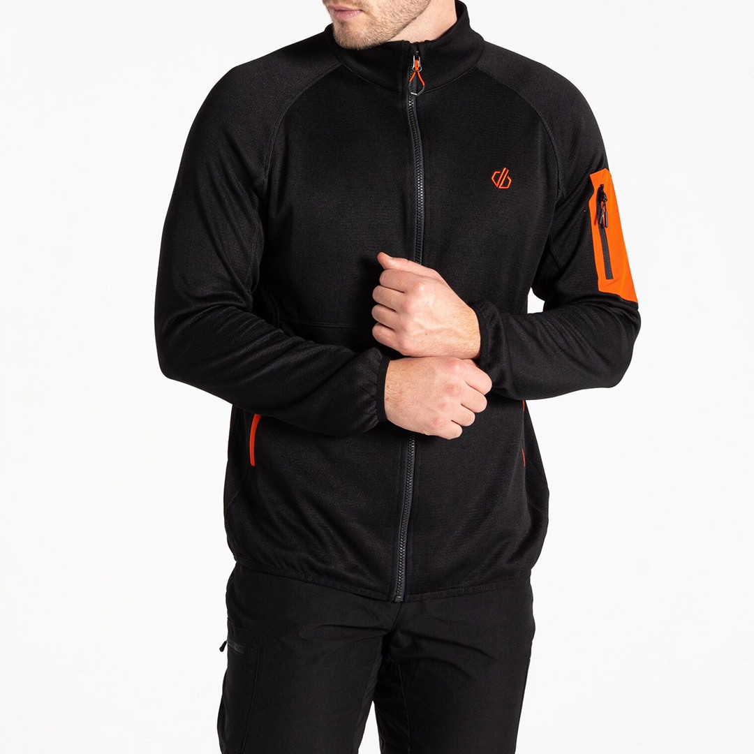 Black Zip Through Fleece