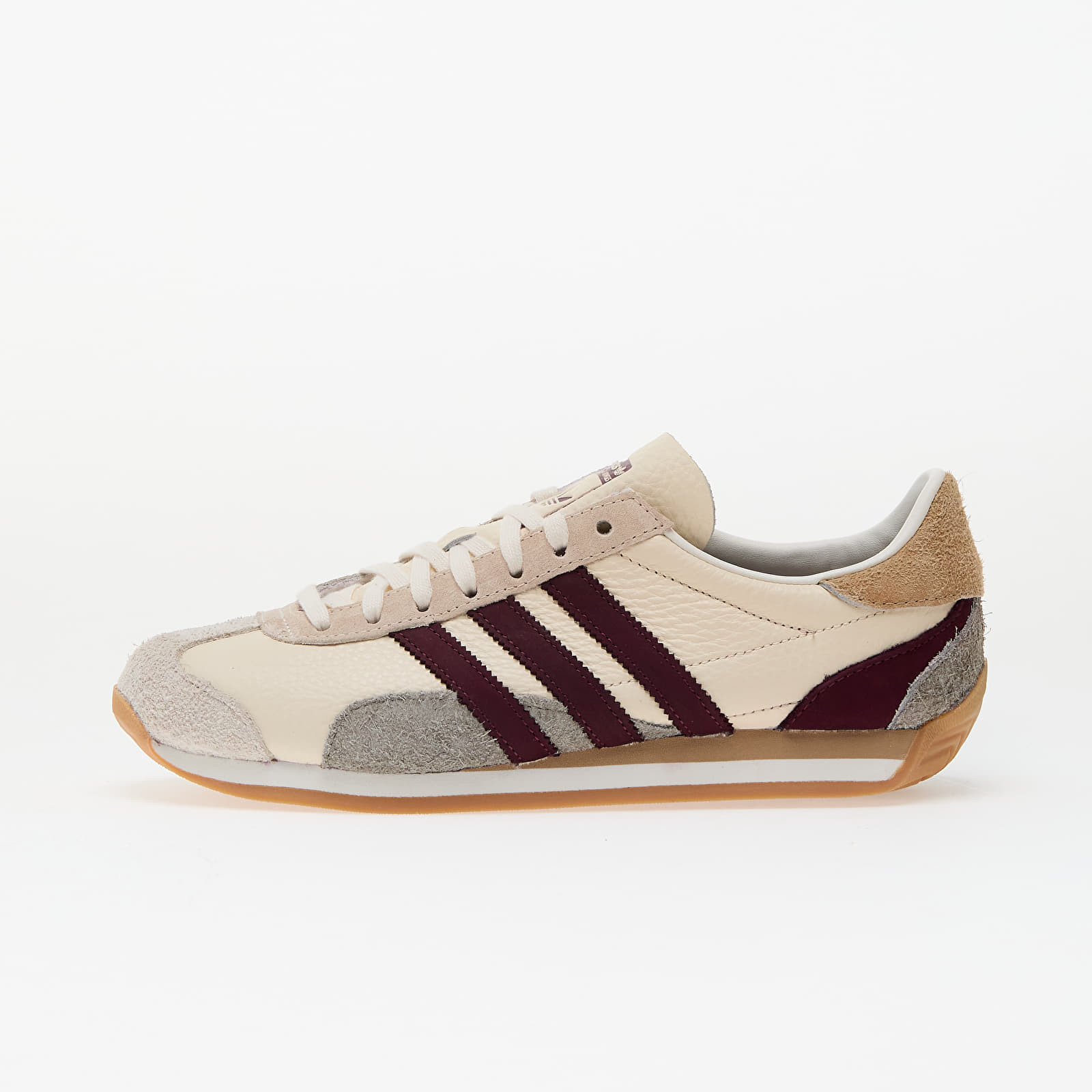 Sneakers adidas Country Og W Wonder White/ Maroon/ Silver Pebble UK 3.5